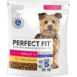 Perfect Fit™ Adult 1+ 825 g – sucha karma pełnoporcjowa dla dorosłych psów małych ras, bogata w kurczaka image