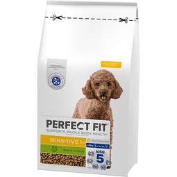 Perfect Fit™ Sensitive 1+ 6 kg – sucha karma pełnoporcjowa dla dorosłych psów małych ras, bogata w indyka image